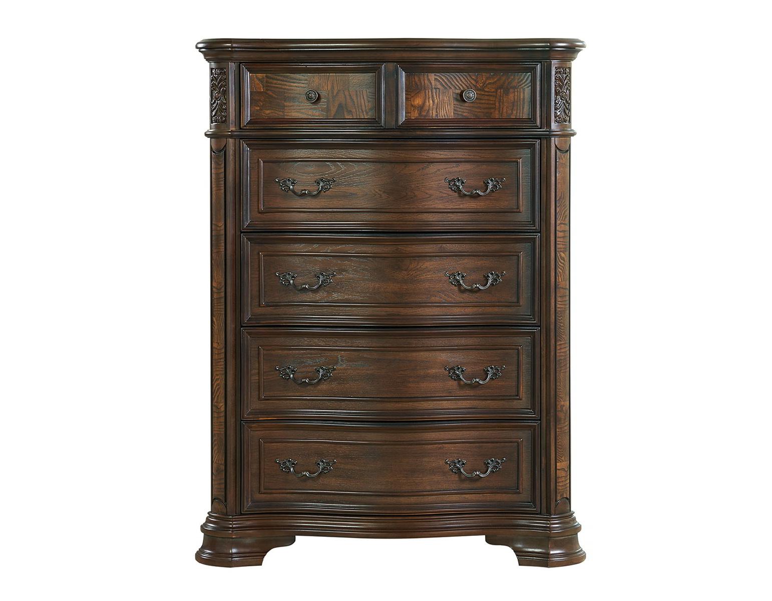 Steve Silver Royale 6 Drawer Chest in Brown Cherry Steve Silver 2