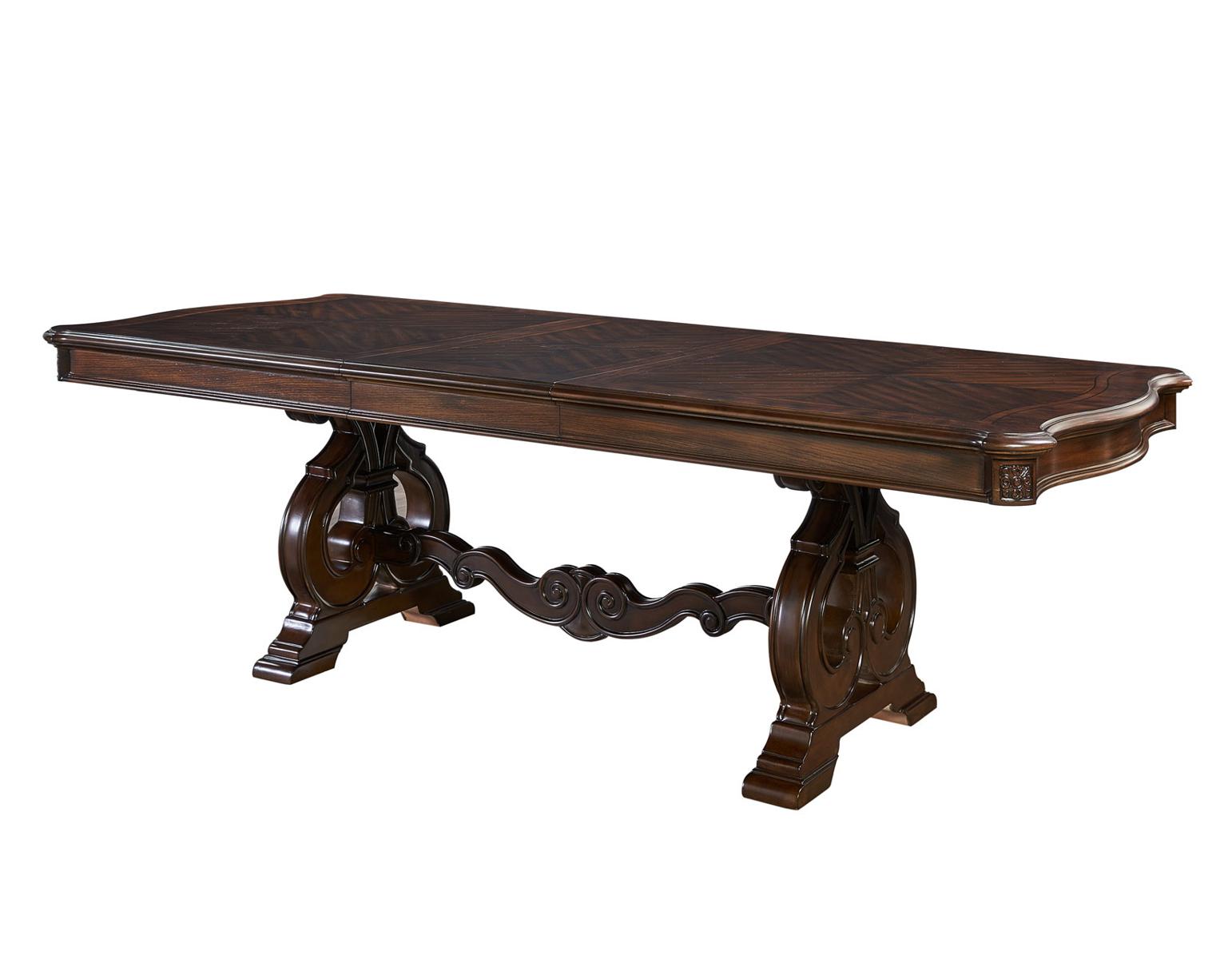 Steve Silver Royale Dining Table in Brown Pecan Steve Silver 2