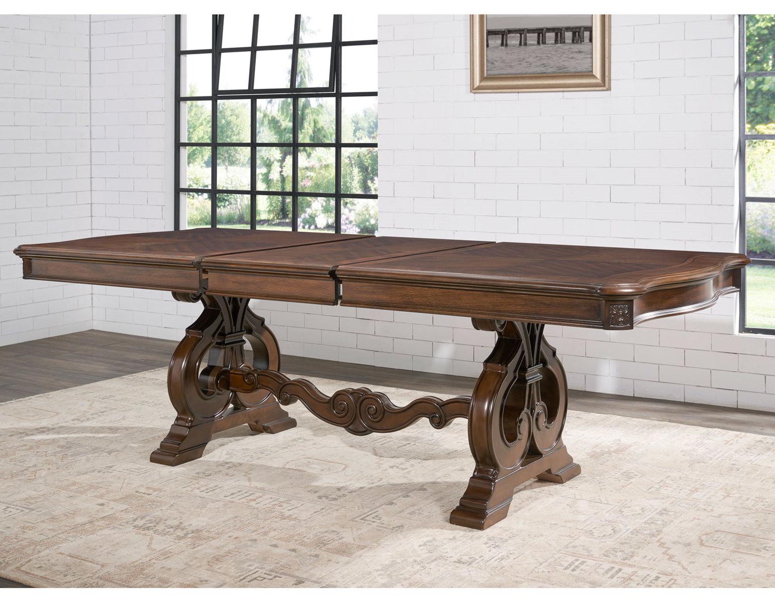 Steve Silver Royale Dining Table in Brown Pecan Steve Silver 2