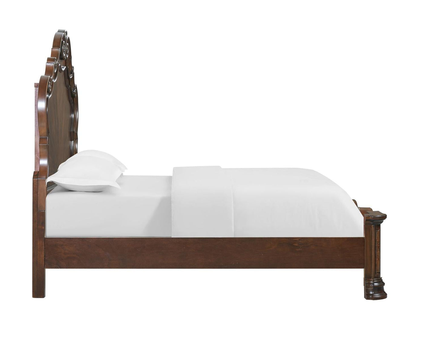 Steve Silver Royale King Panel Bed in Brown Cherry Steve Silver 2