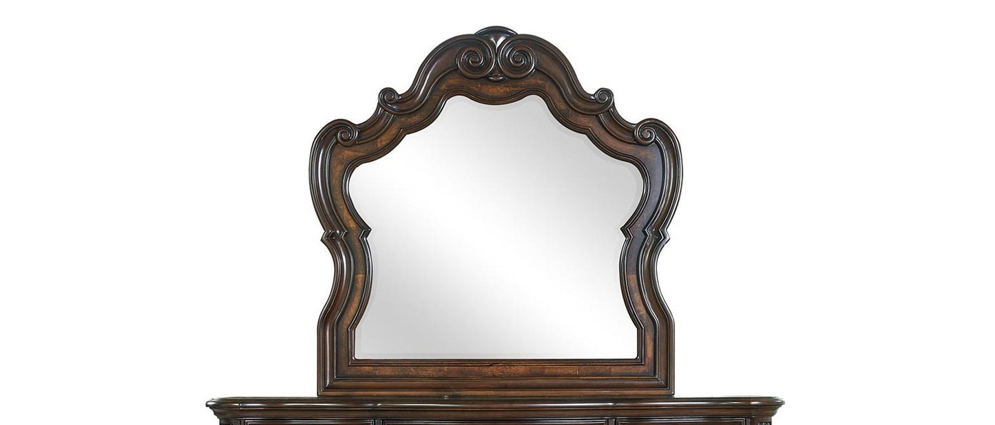 Steve Silver Royale Mirror in Brown Cherry Steve Silver 2