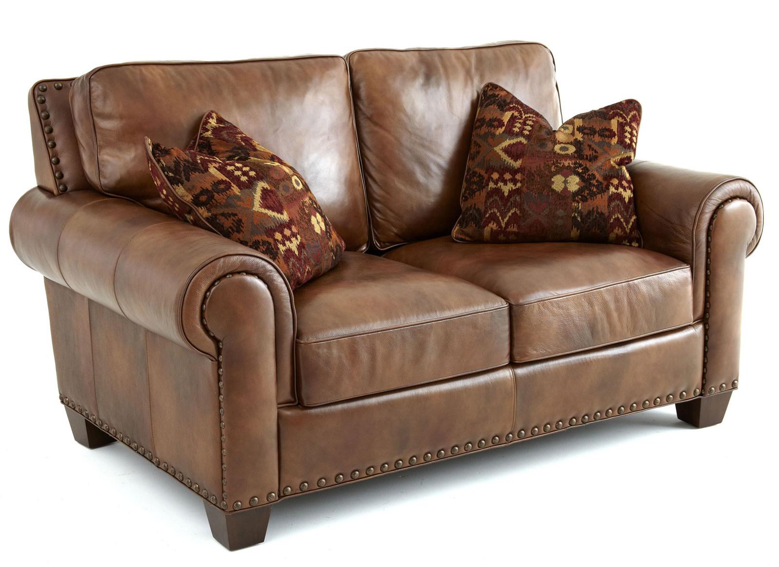 Steve Silver Silverado Loveseat w/ Two Accent Pillows in Metamorphosis Camel Steve Silver 2