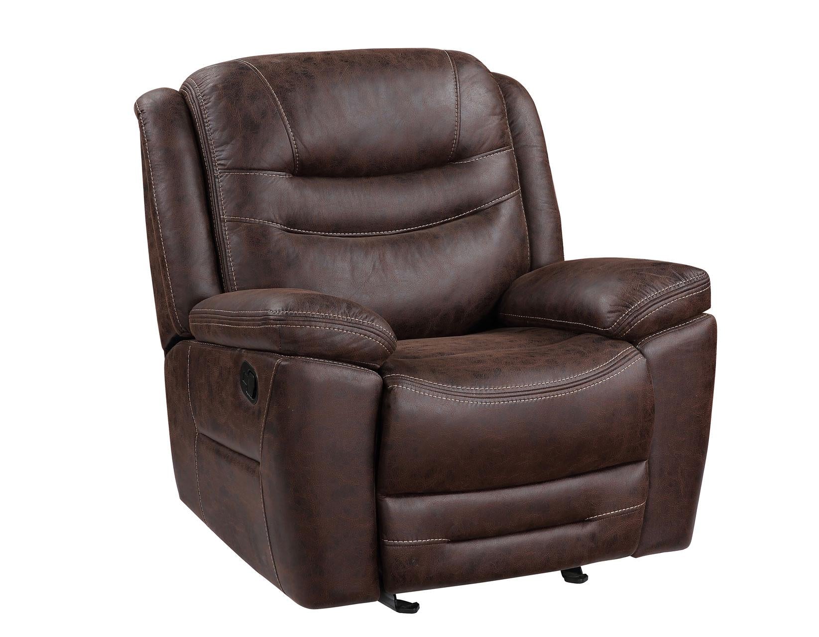 Steve Silver Stetson Manual Glider Recliner in Merlot Steve Silver 2