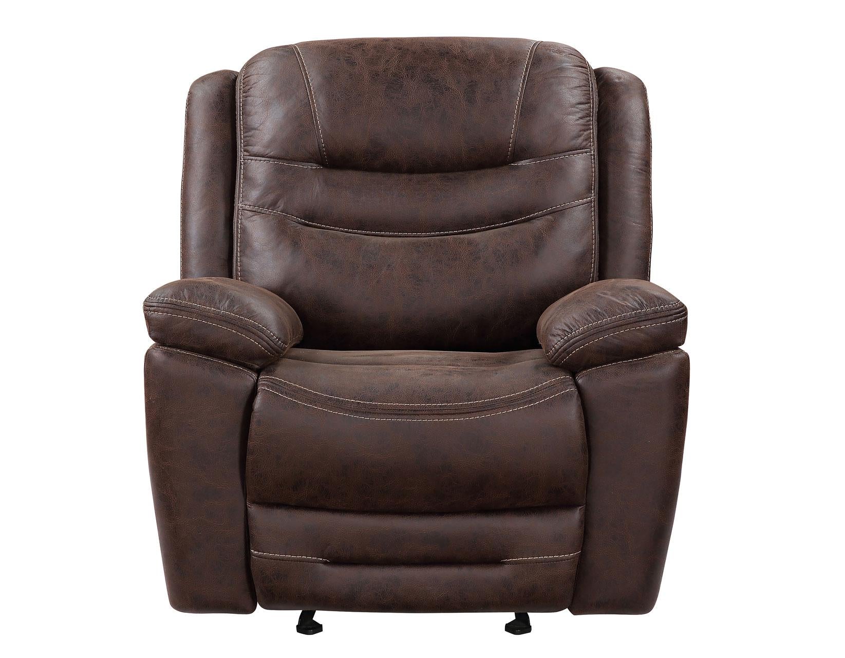 Steve Silver Stetson Manual Glider Recliner in Merlot Steve Silver 2