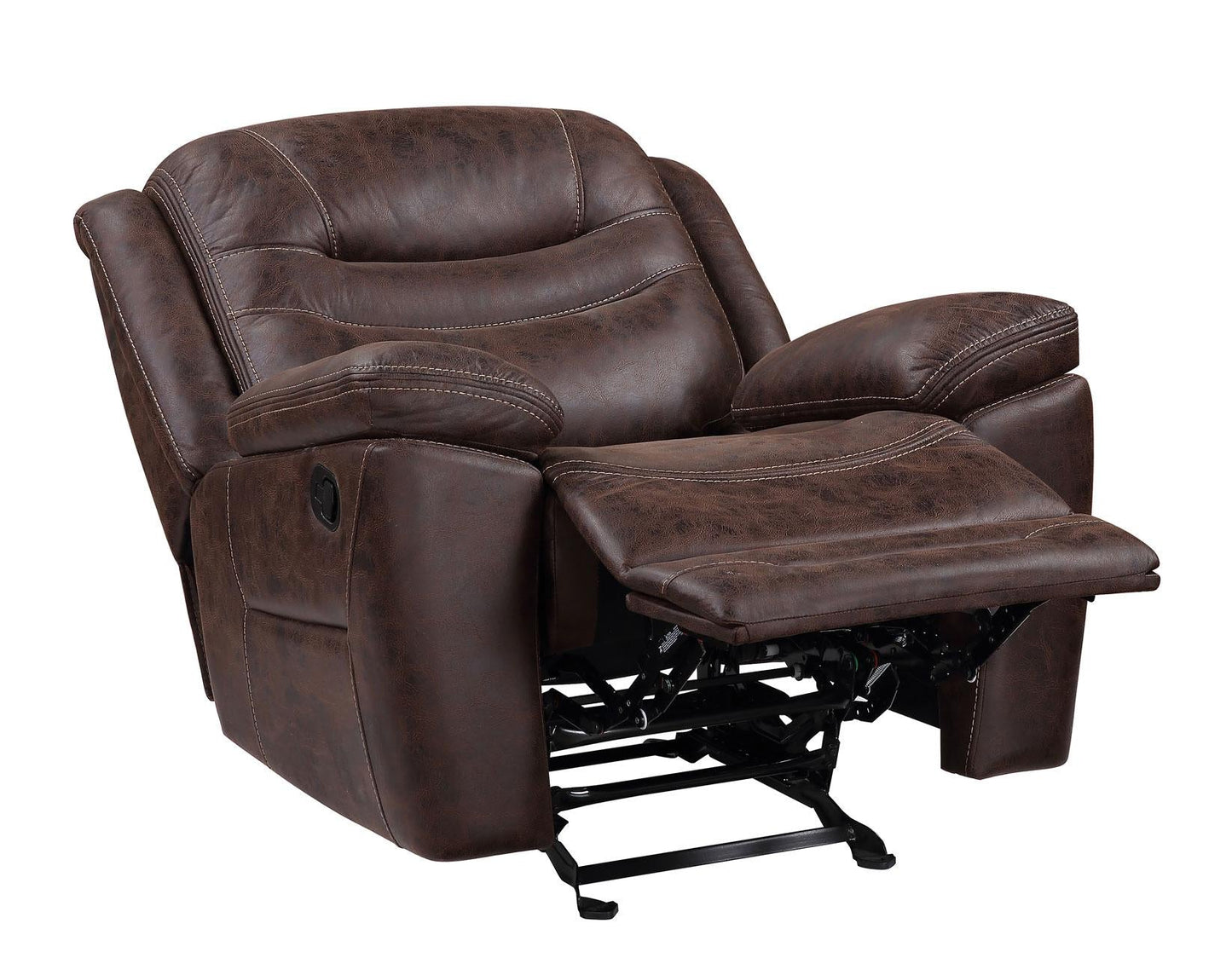 Steve Silver Stetson Manual Glider Recliner in Merlot Steve Silver 2