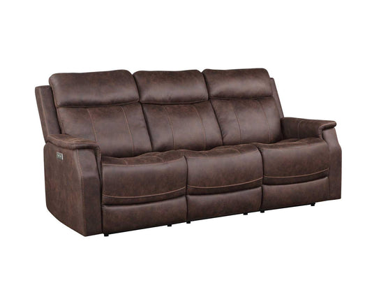 Steve Silver Valencia Dual Power Reclining Sofa in Walnut Steve Silver 2