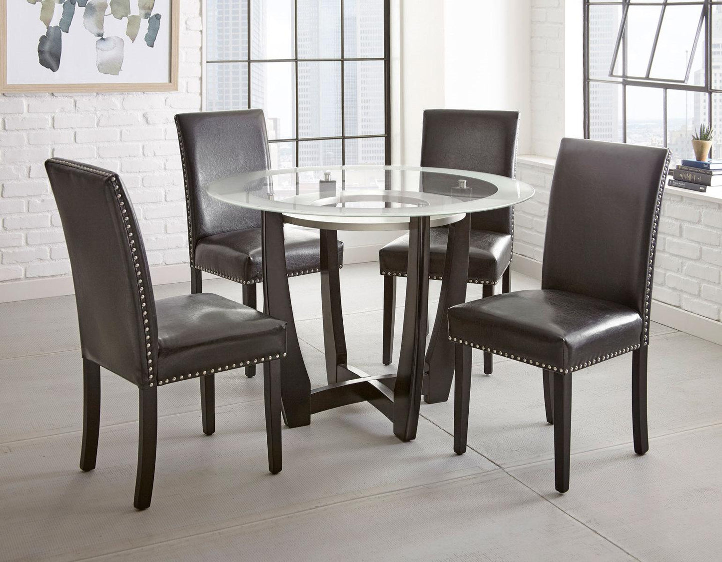 Steve Silver Verano Side Chair in Black (Set of 2) Steve Silver 2