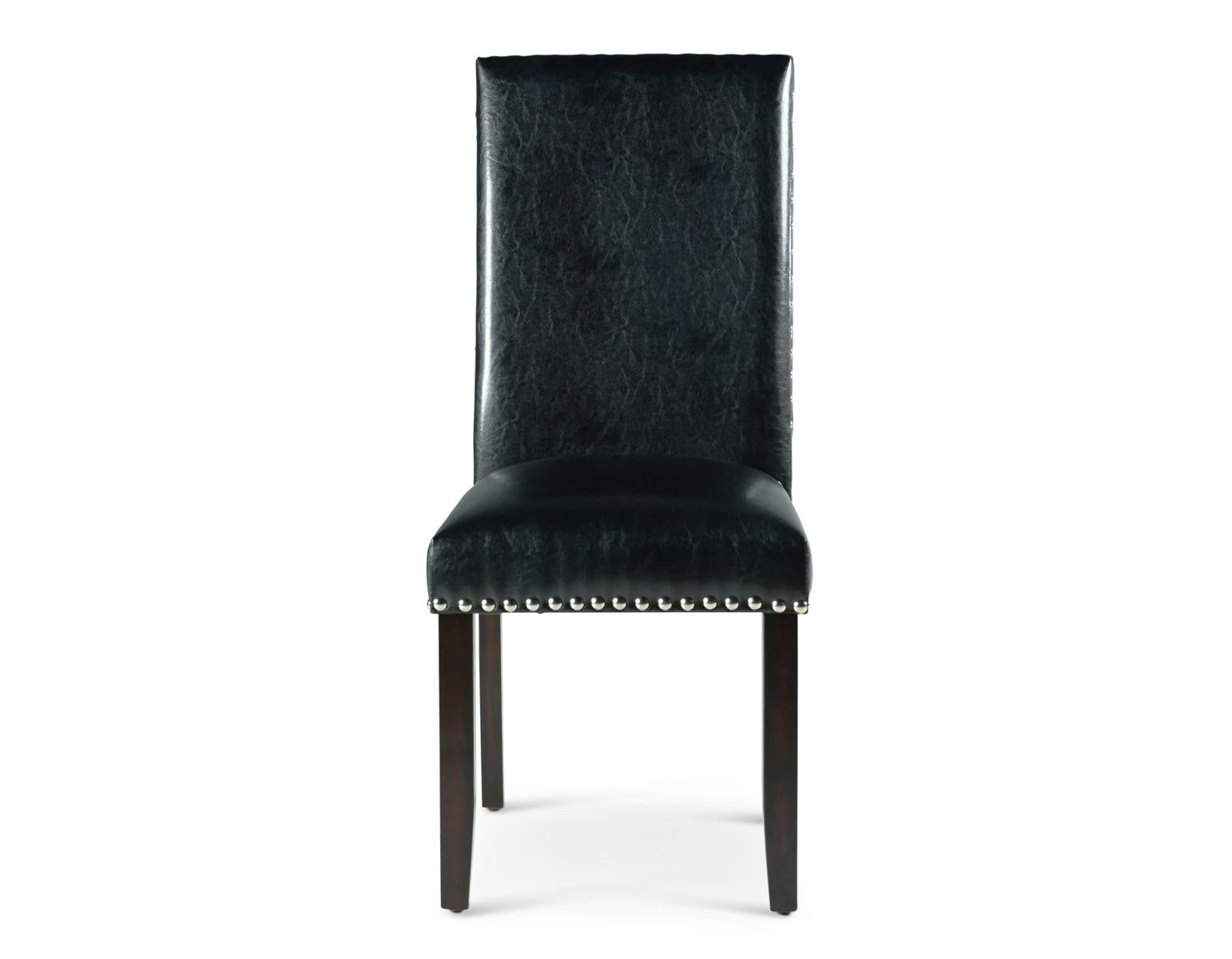 Steve Silver Westby Black Side Chair in Ebony Wood (Set of 2) Steve Silver 2