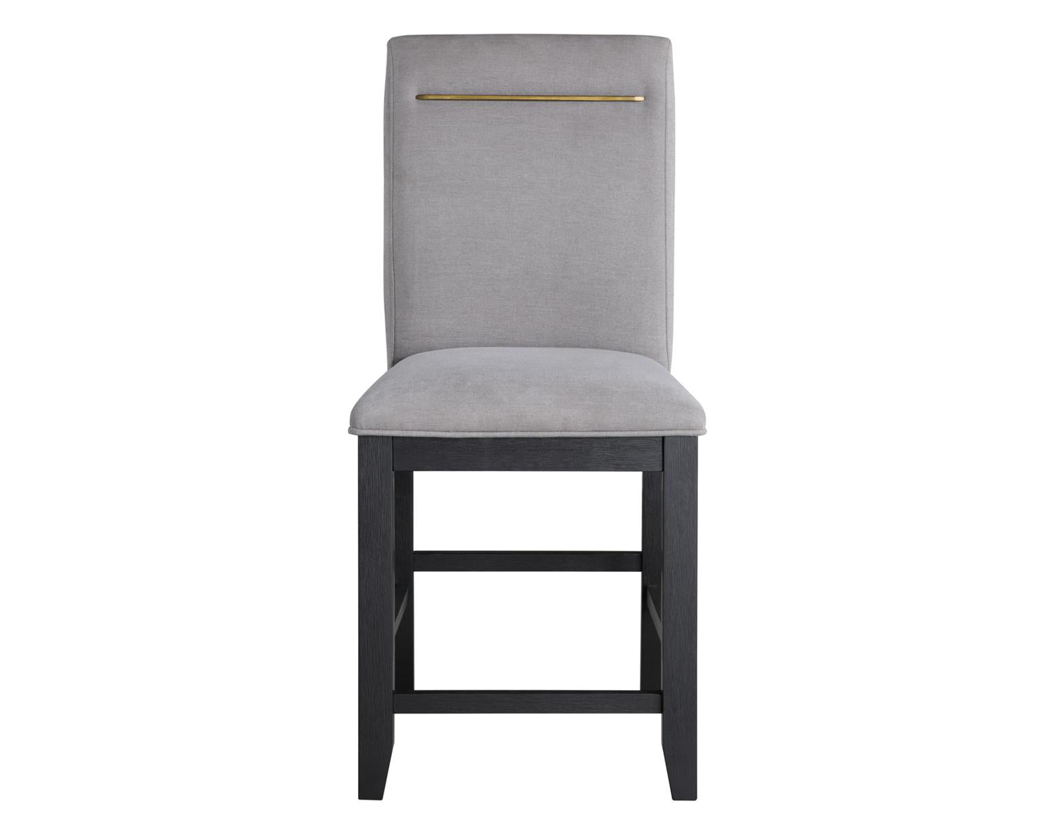 Steve Silver Yves Counter Chair in Rubbed Charcoal (Set of 2) Steve Silver 2