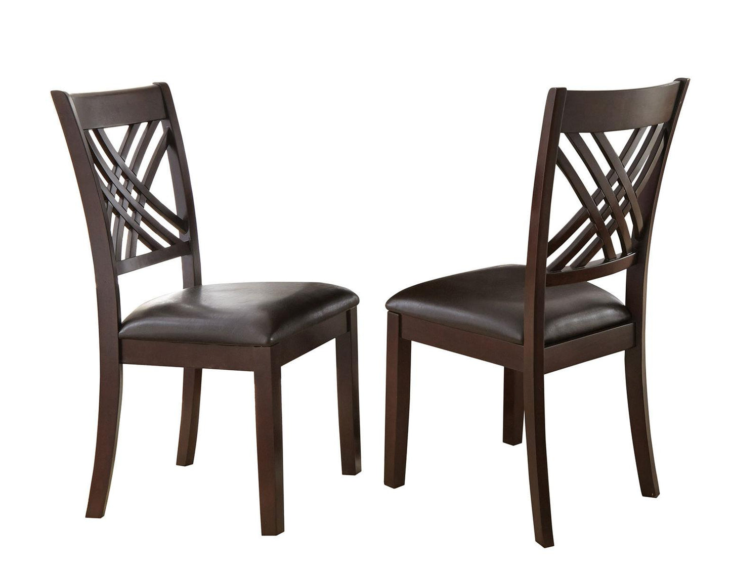 Steve Silver Adrian Side Chair in Espresso Cherry (Set of 2) Steve Silver 2