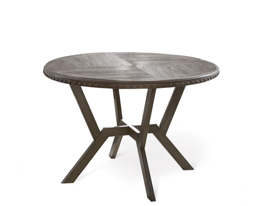 Steve Silver Alamo Round Dining Table in Gray Steve Silver 2