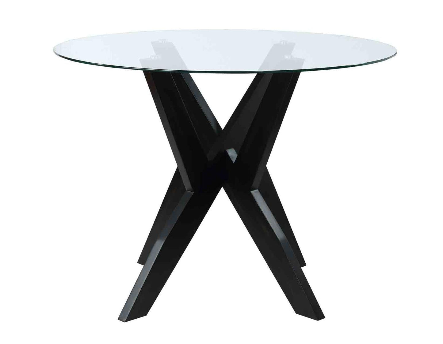 Steve Silver Amalie Round Dining Table in Black Steve Silver 2