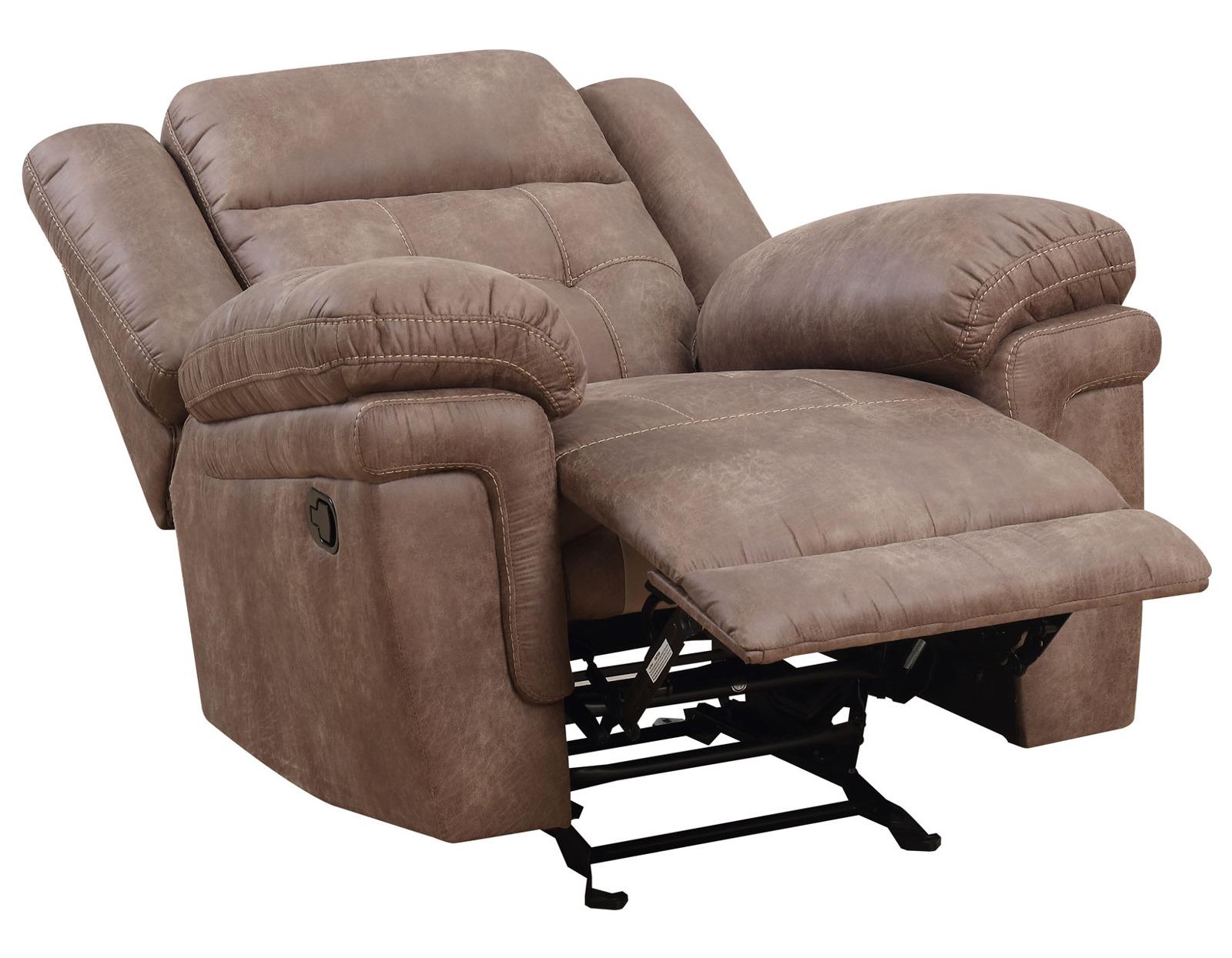 Steve Silver Anastasia Manual Glider Recliner in Cocoa Steve Silver 2