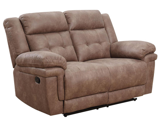 Steve Silver Anastasia Manual Reclining Loveseat in Cocoa Steve Silver 2