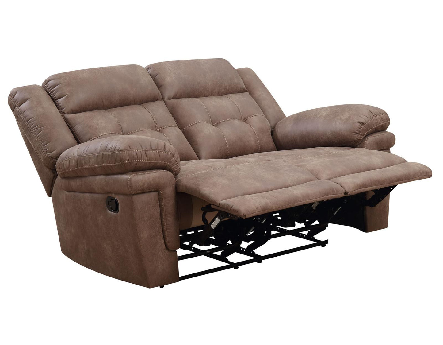 Steve Silver Anastasia Manual Reclining Loveseat in Cocoa Steve Silver 2