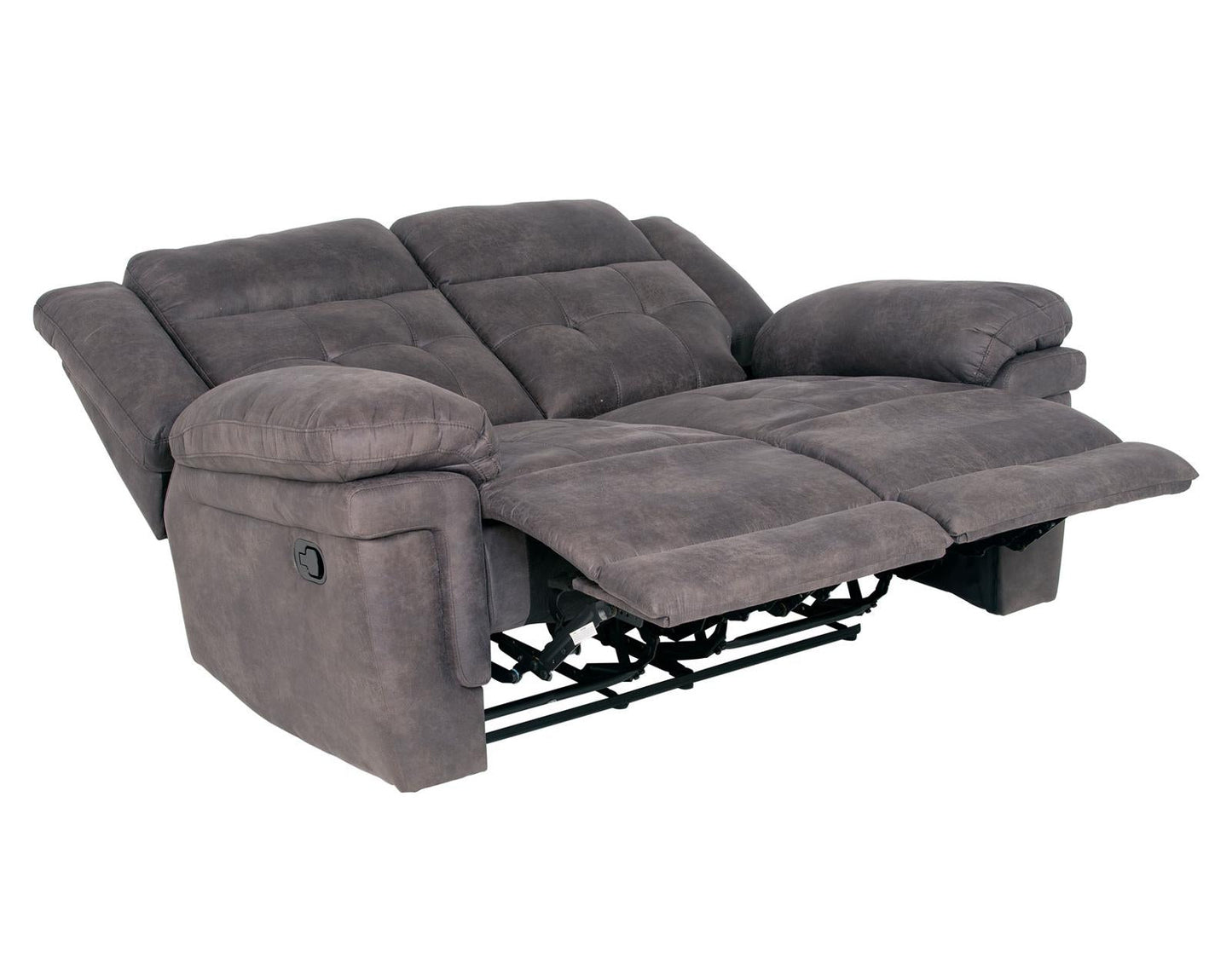 Steve Silver Anastasia Manual Reclining Loveseat in Grey Steve Silver 2