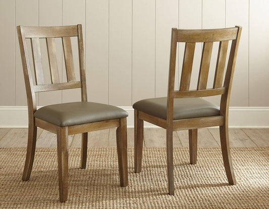 Steve Silver Ander Side Chair in Natural Honey (Set of 2) Steve Silver 2