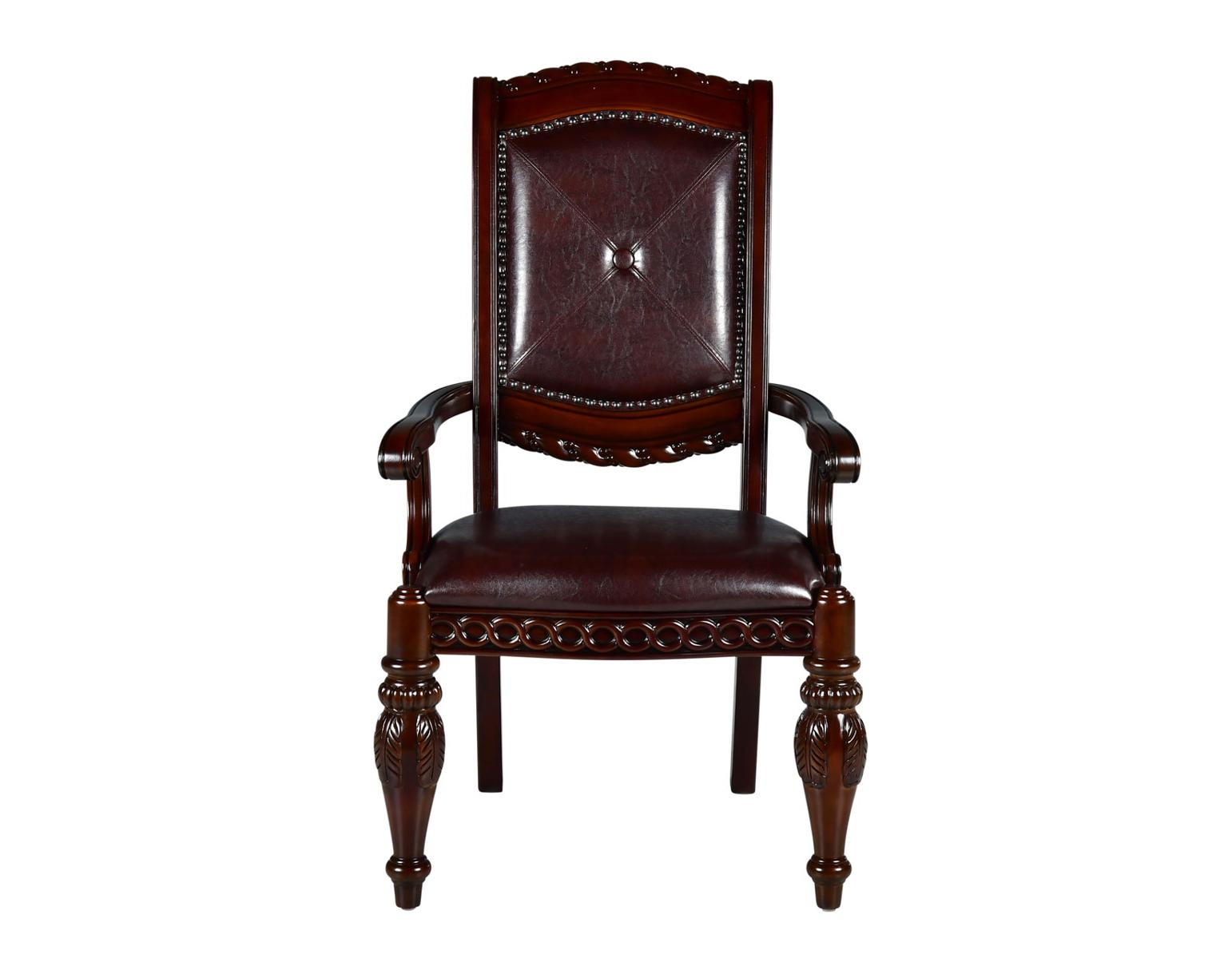 Steve Silver Antoinette Arm Chair (Set of 2) in Rich Cherry Steve Silver 2