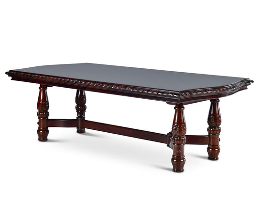 Steve Silver Antoinette Pedestal Dining Table in Brown Cherry Steve Silver 2