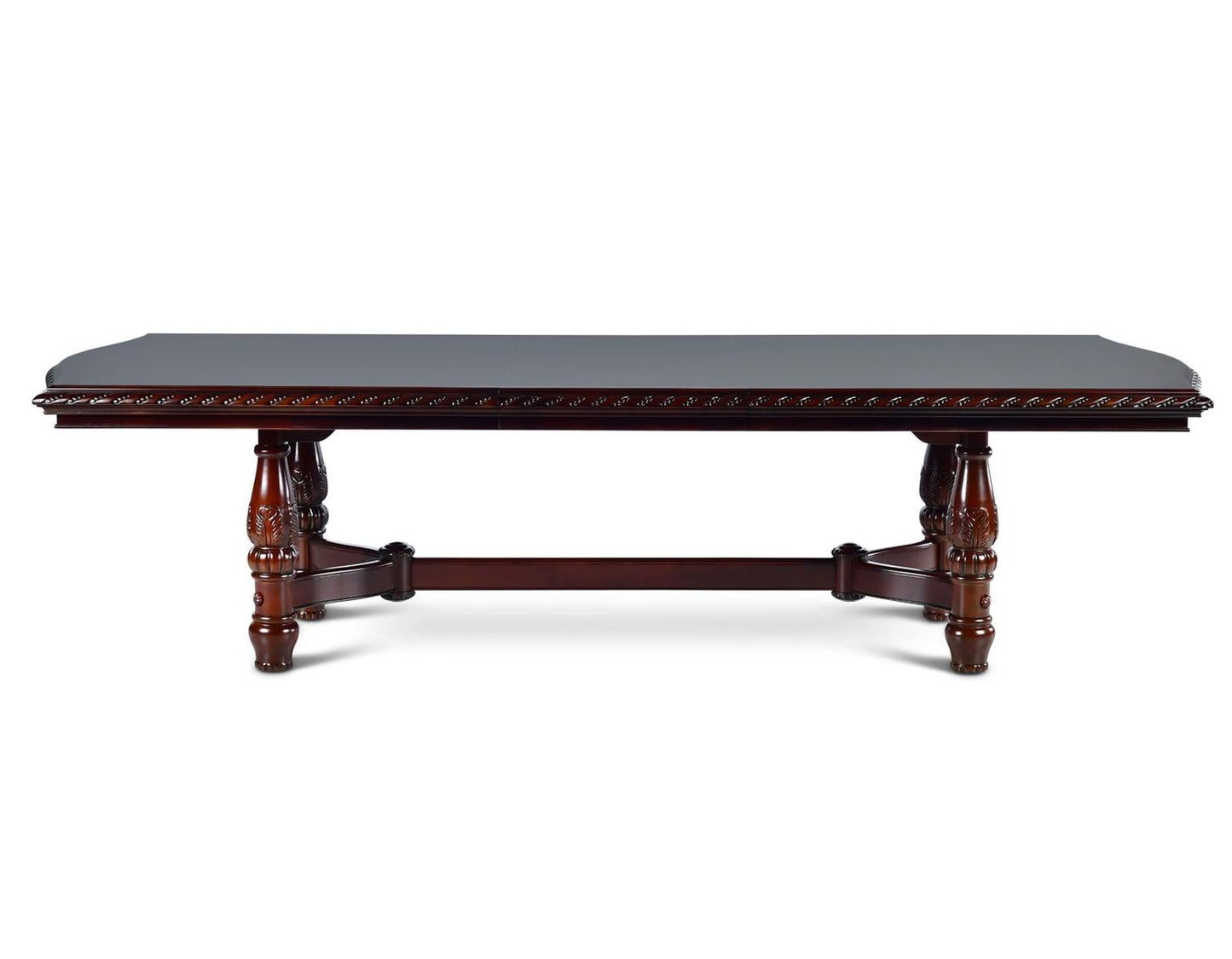 Steve Silver Antoinette Pedestal Dining Table in Brown Cherry Steve Silver 2