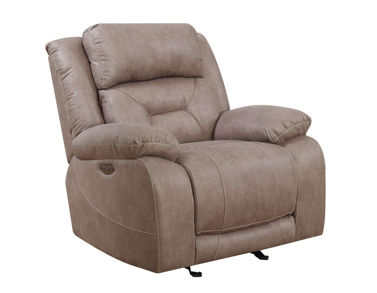 Steve Silver Aria Dual Power Recliner in Desert Sand Steve Silver 2