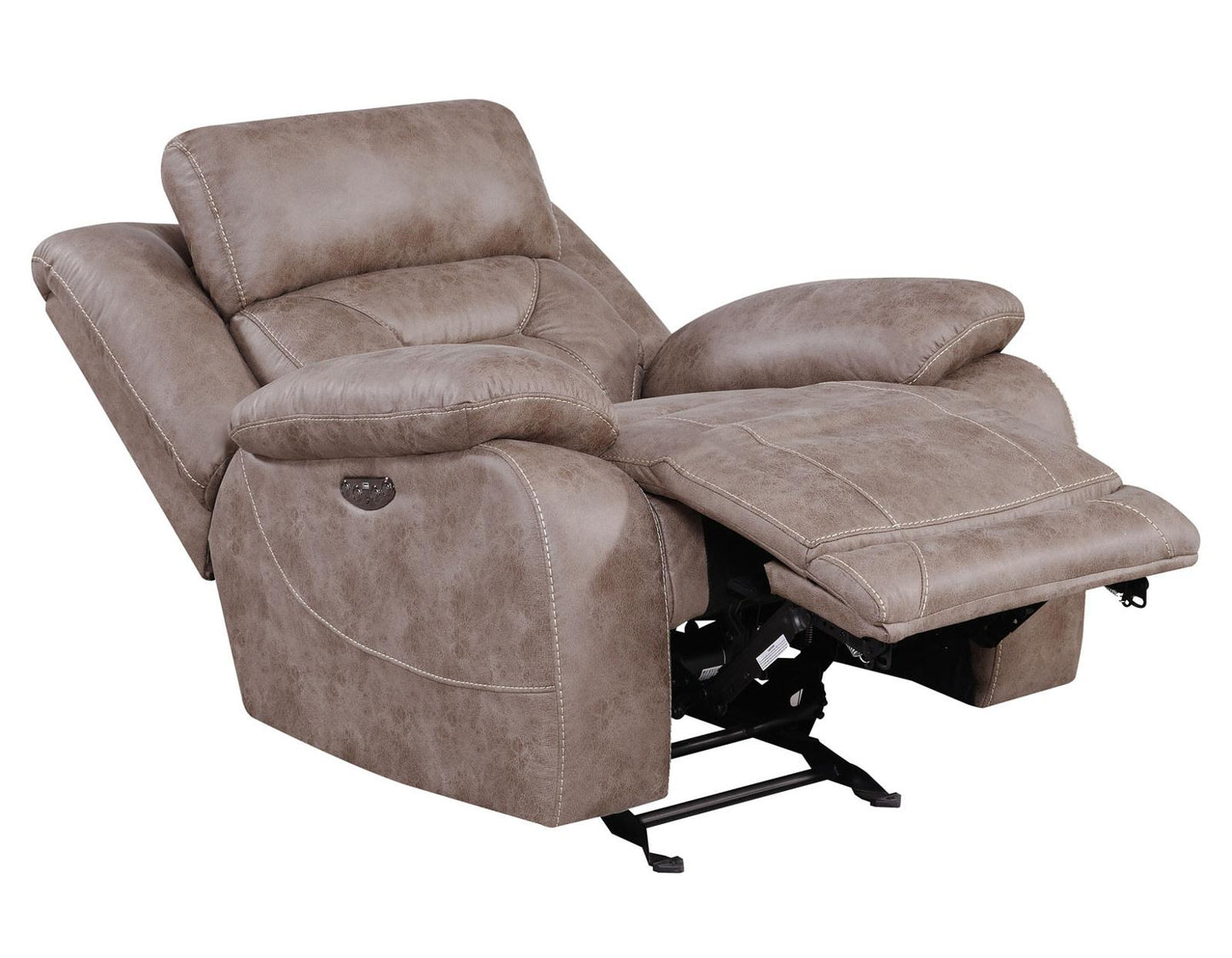 Steve Silver Aria Dual Power Recliner in Desert Sand Steve Silver 2