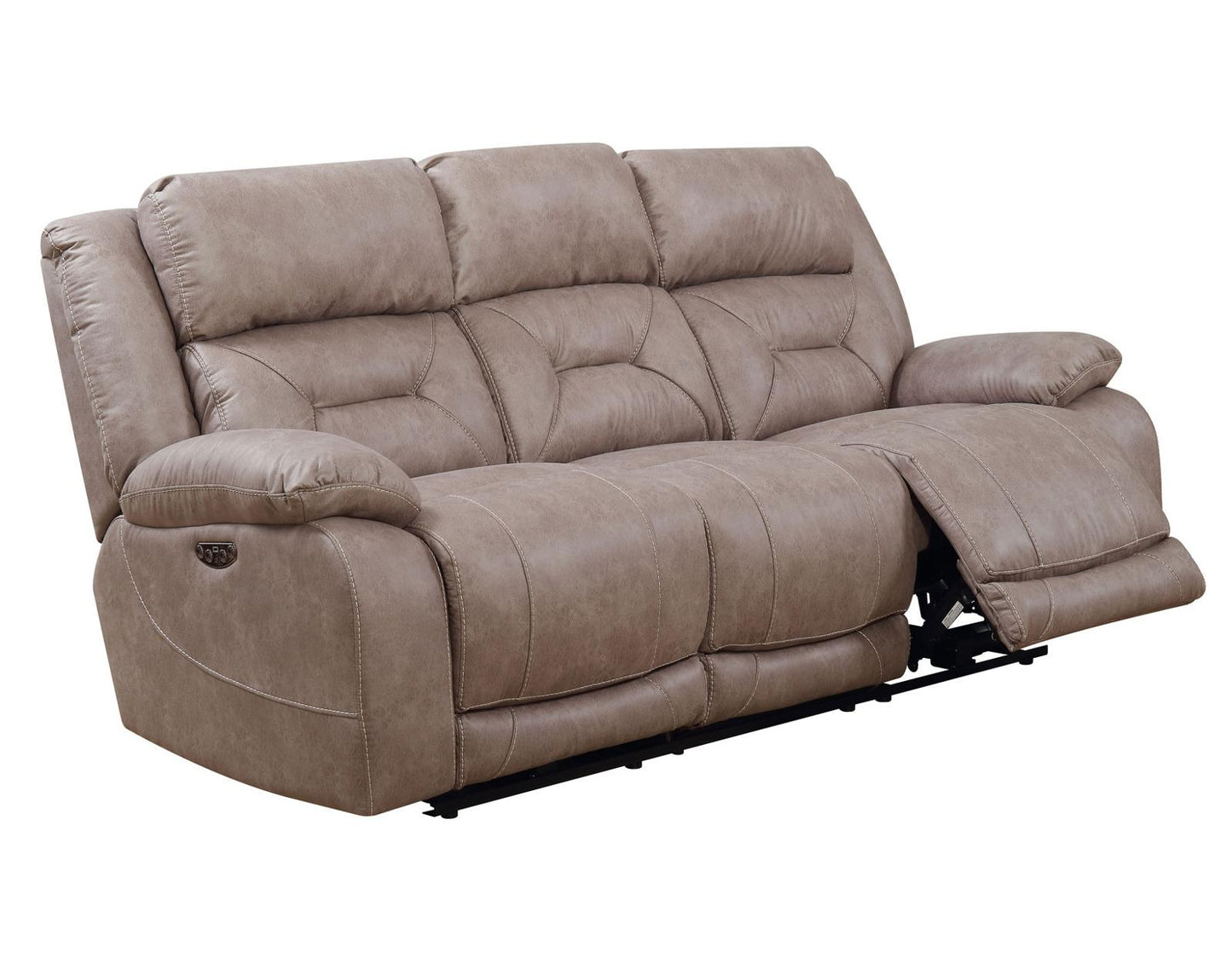 Steve Silver Aria Dual Power Reclining Sofa in Desert Sand Steve Silver 2