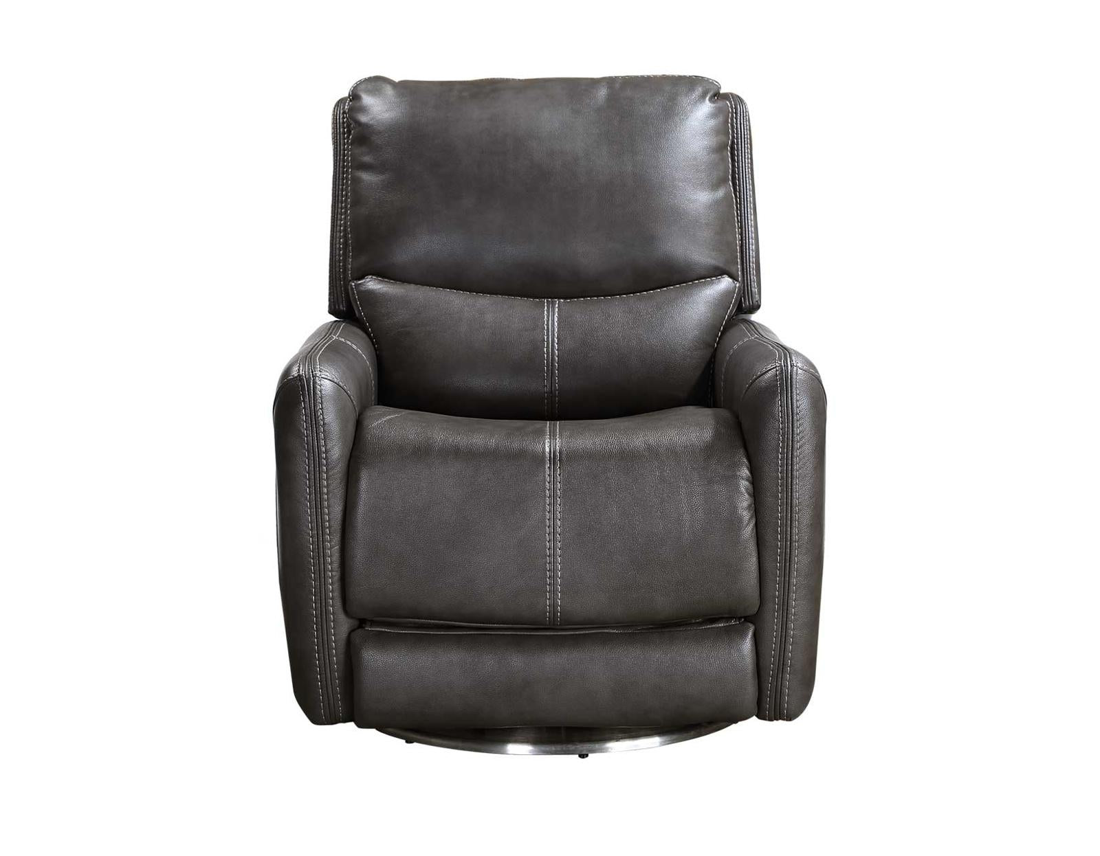 Steve Silver Athens Triple-Power 360 Degree Swivel Motion Chair in Charcoal Steve Silver 2