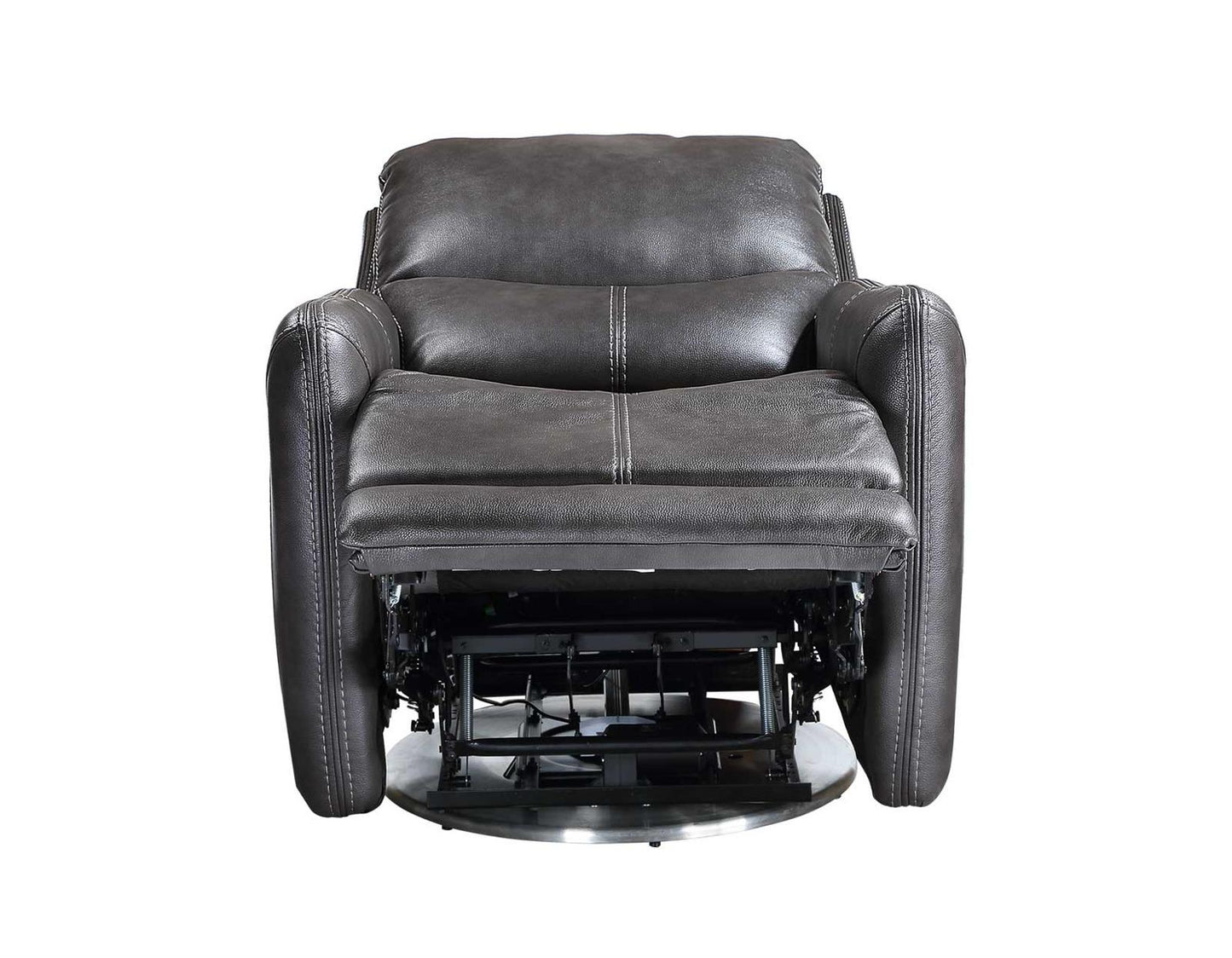 Steve Silver Athens Triple-Power 360 Degree Swivel Motion Chair in Charcoal Steve Silver 2