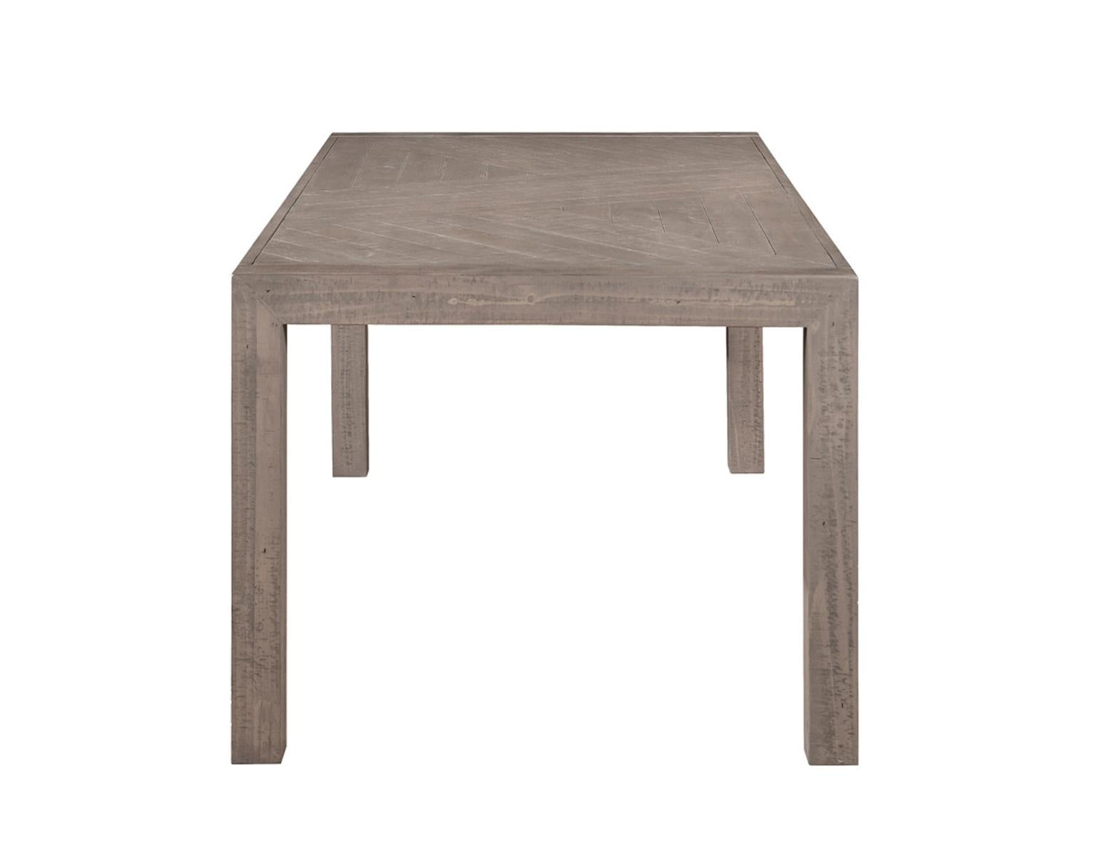 Steve Silver Auckland Reclaimed Wood Dining Table in Weathered Grey Steve Silver 2