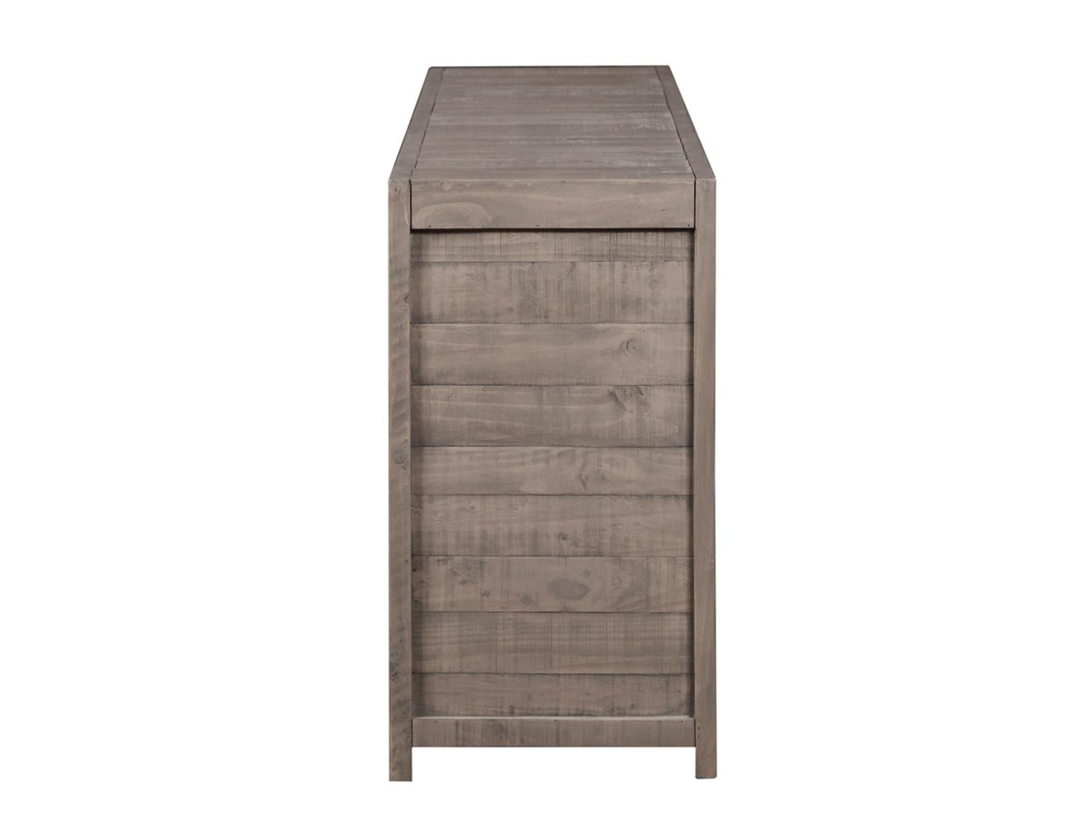 Steve Silver Auckland Reclaimed Wood Server in Weathered Grey Steve Silver 2