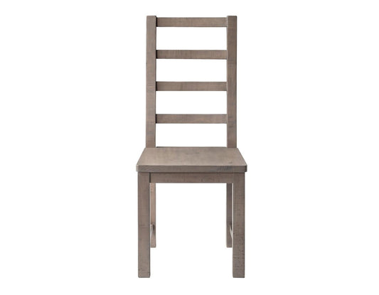 Steve Silver Auckland Reclaimed Wood Side Chair in Weathered Grey (Set of 2) Steve Silver 2