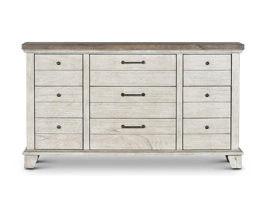 Steve Silver Bear Creek 9 Drawer Dresser in White Smoke Steve Silver 2