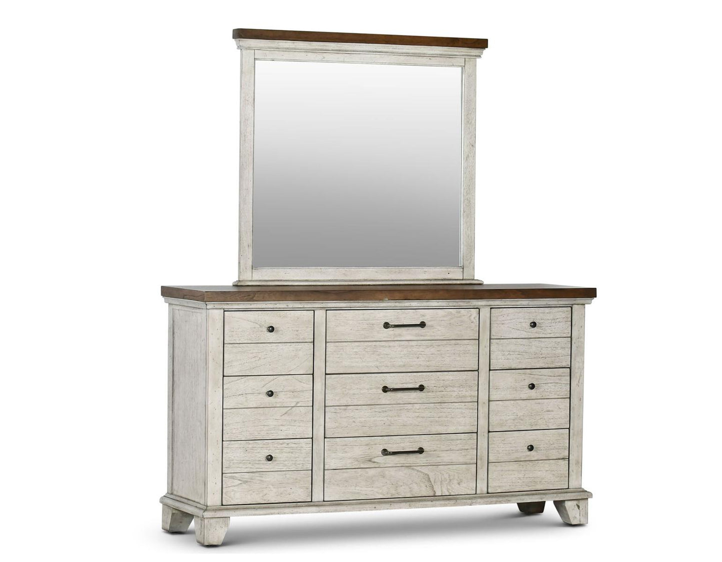 Steve Silver Bear Creek 9 Drawer Dresser in White Smoke Steve Silver 2