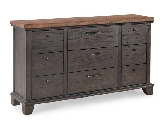 Steve Silver Bear Creek Brown 9 Drawer Dresser in Chocolate Steve Silver 2