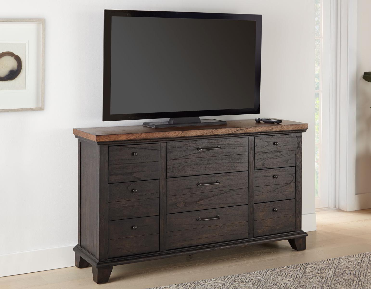 Steve Silver Bear Creek Brown 9 Drawer Dresser in Chocolate Steve Silver 2