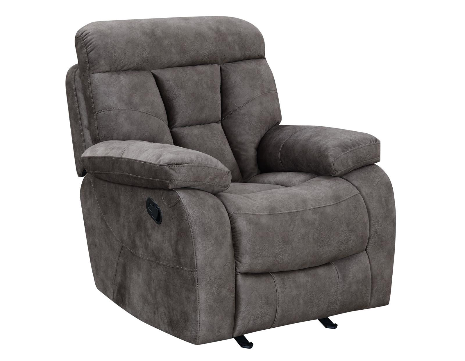 Steve Silver Bogata Manual Glider Recliner in Majestic Mushroom Steve Silver 2