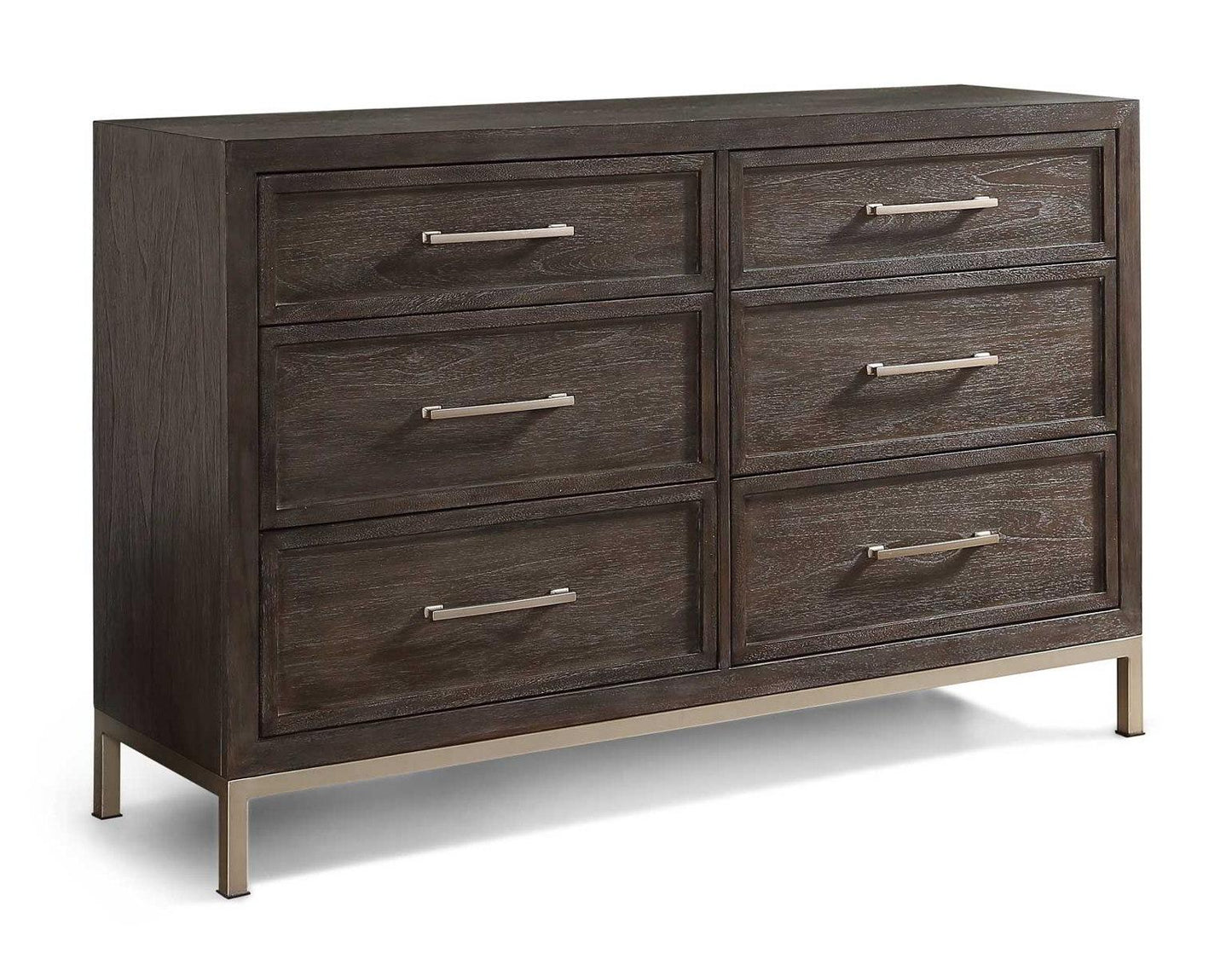 Steve Silver Broomfield 6 Drawer Dresser in Walnut Steve Silver 2