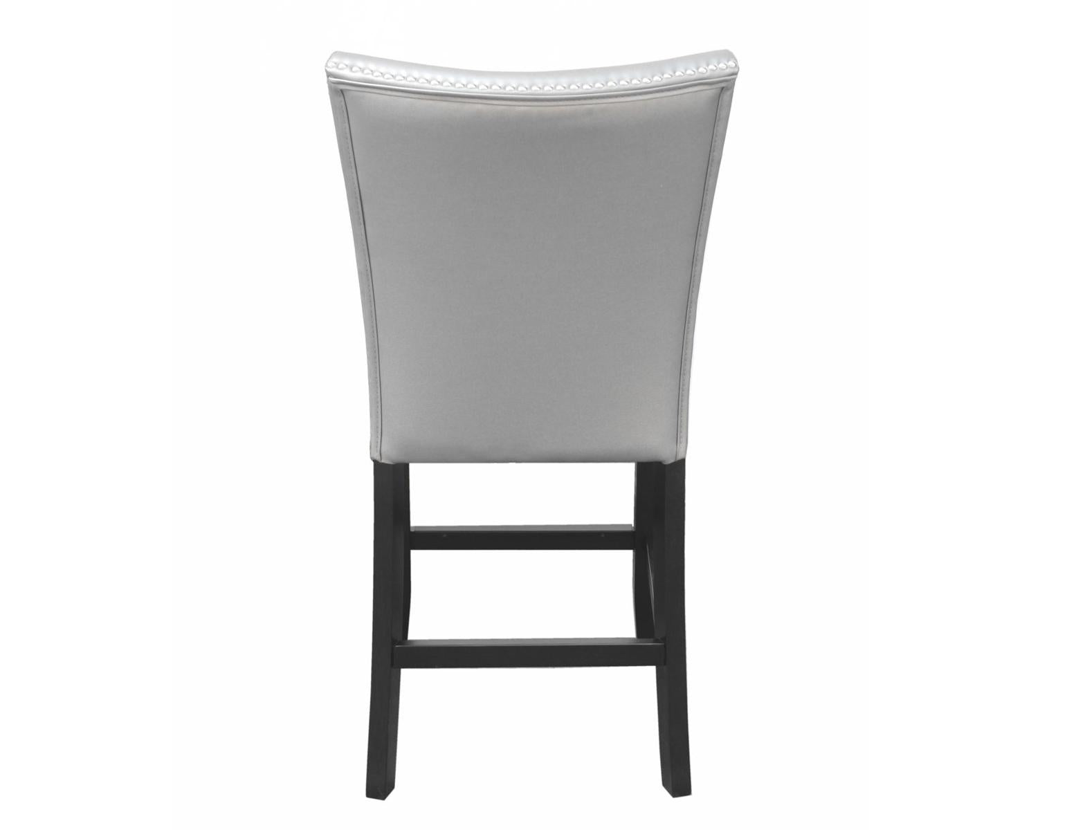 Steve Silver Camila Silver Counter Chair in Silver (Set of 2) Steve Silver 2