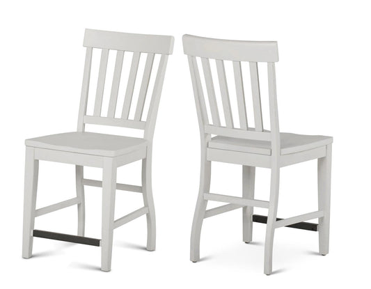 Steve Silver Cayla Counter Chair in Antique White (Set of 2) Steve Silver 2