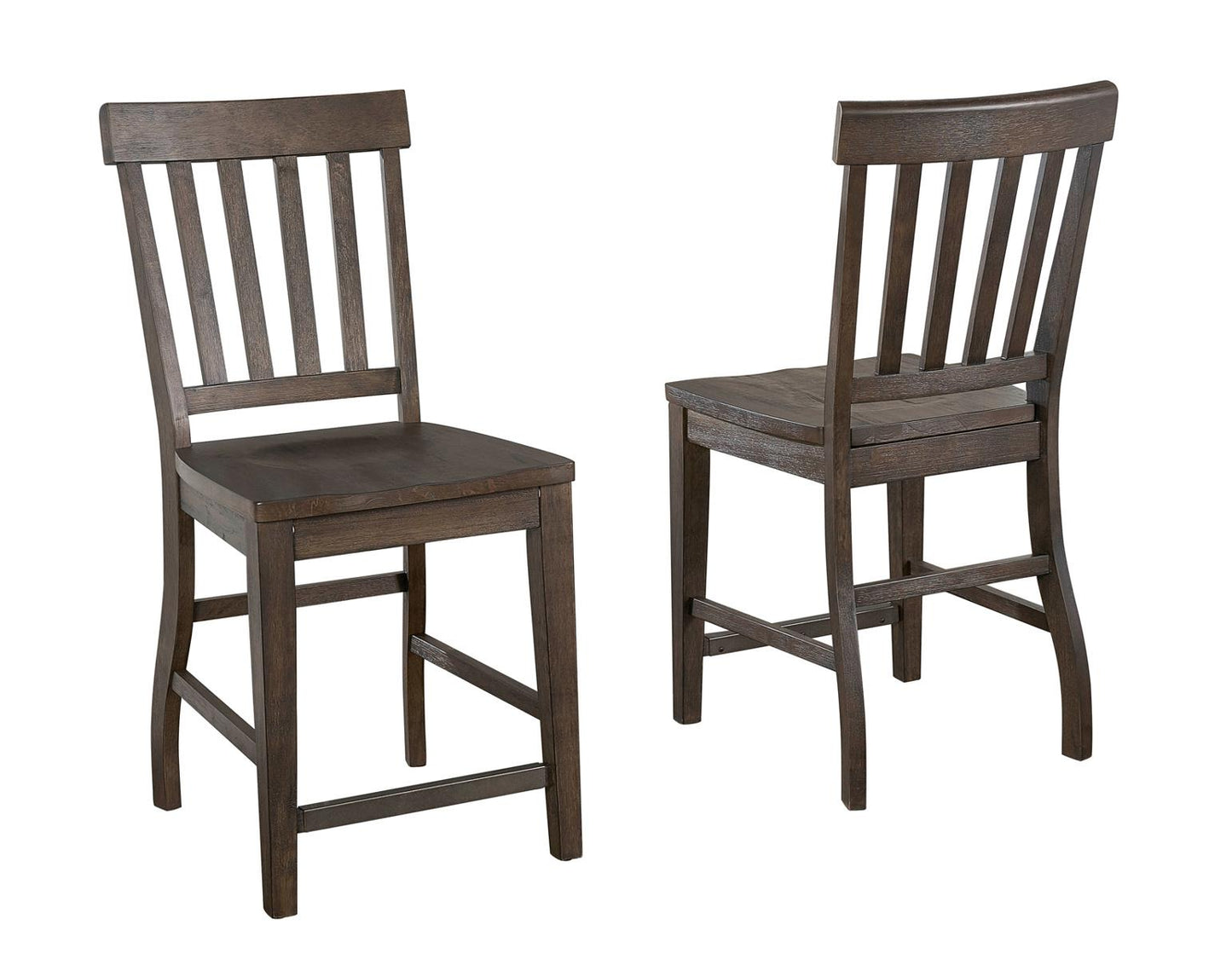 Steve Silver Cayla Counter Chair in Dark Oak (Set of 2) Steve Silver 2