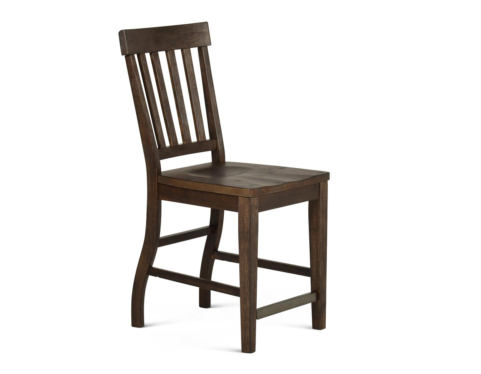 Steve Silver Cayla Counter Chair in Dark Oak (Set of 2) Steve Silver 2