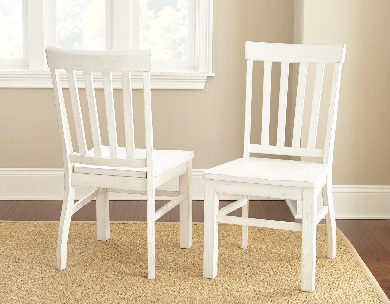 Steve Silver Cayla Side Chair in Antique White (Set of 2) Steve Silver 2