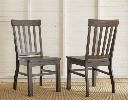 Steve Silver Cayla Side Chair in Dark Oak (Set of 2) Steve Silver 2