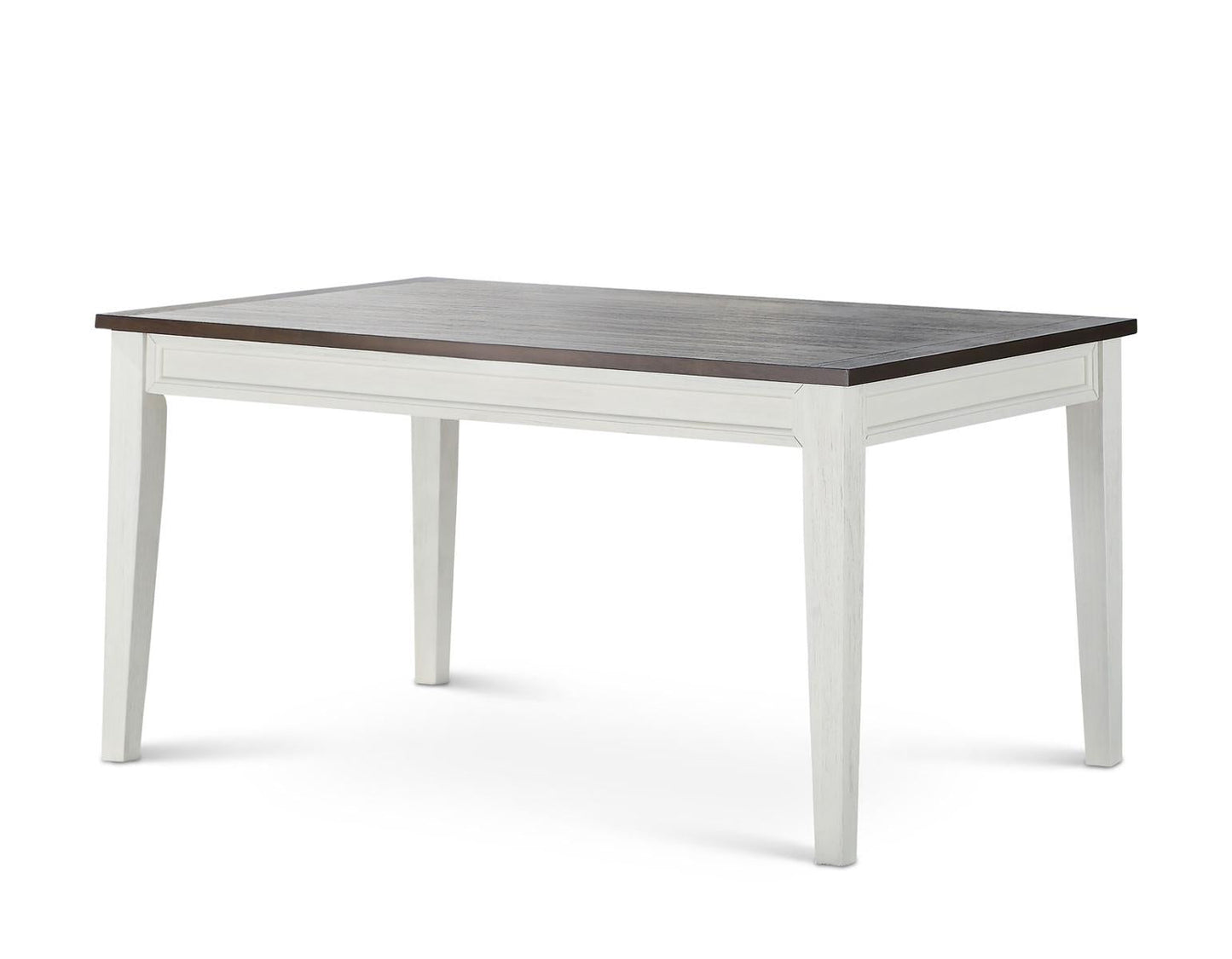 Steve Silver Caylie Dining Table in Two-tone Ivory and Driftwood Steve Silver 2