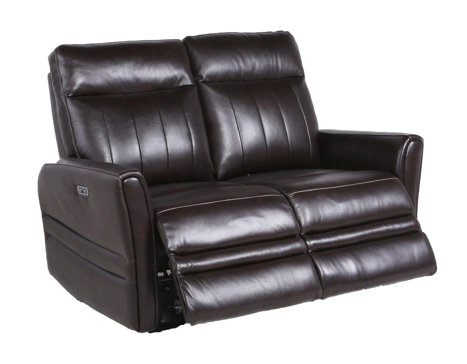 Steve Silver Coachella Leather Dual Power Reclining Loveseat in Brown Steve Silver 2