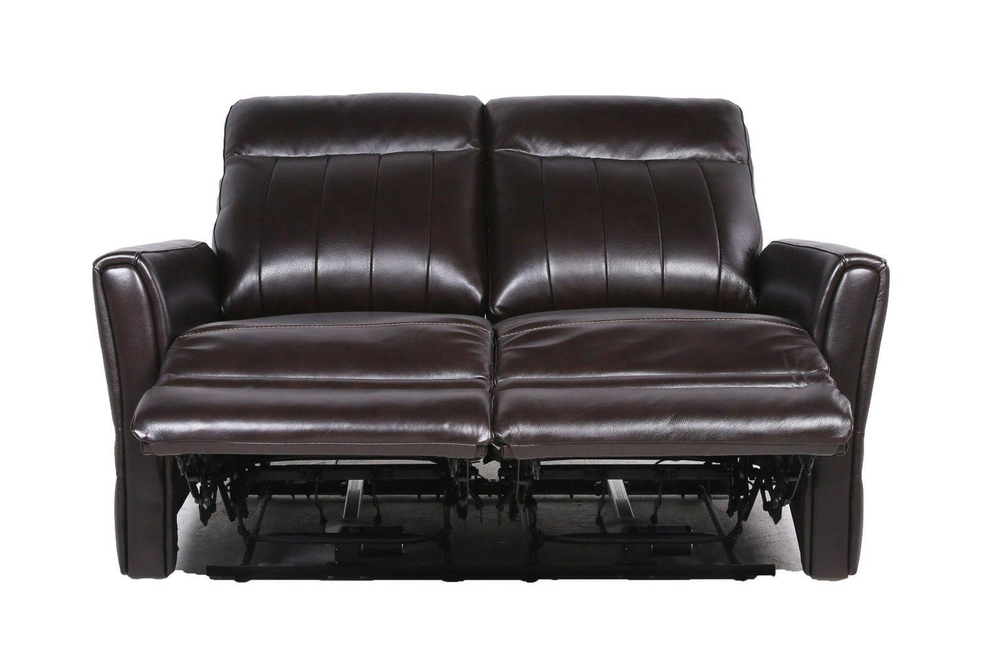 Steve Silver Coachella Leather Dual Power Reclining Loveseat in Brown Steve Silver 2