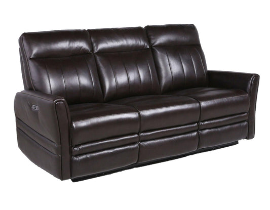 Steve Silver Coachella Leather Dual Power Reclining Sofa in Brown Steve Silver 2