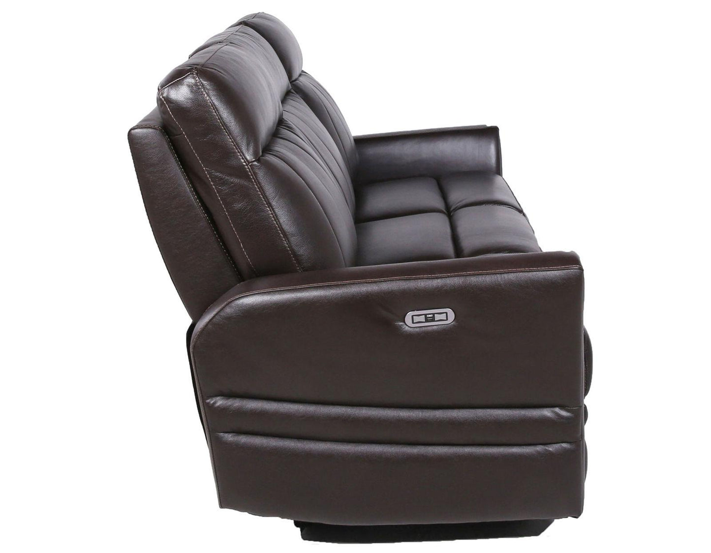 Steve Silver Coachella Leather Dual Power Reclining Sofa in Brown Steve Silver 2