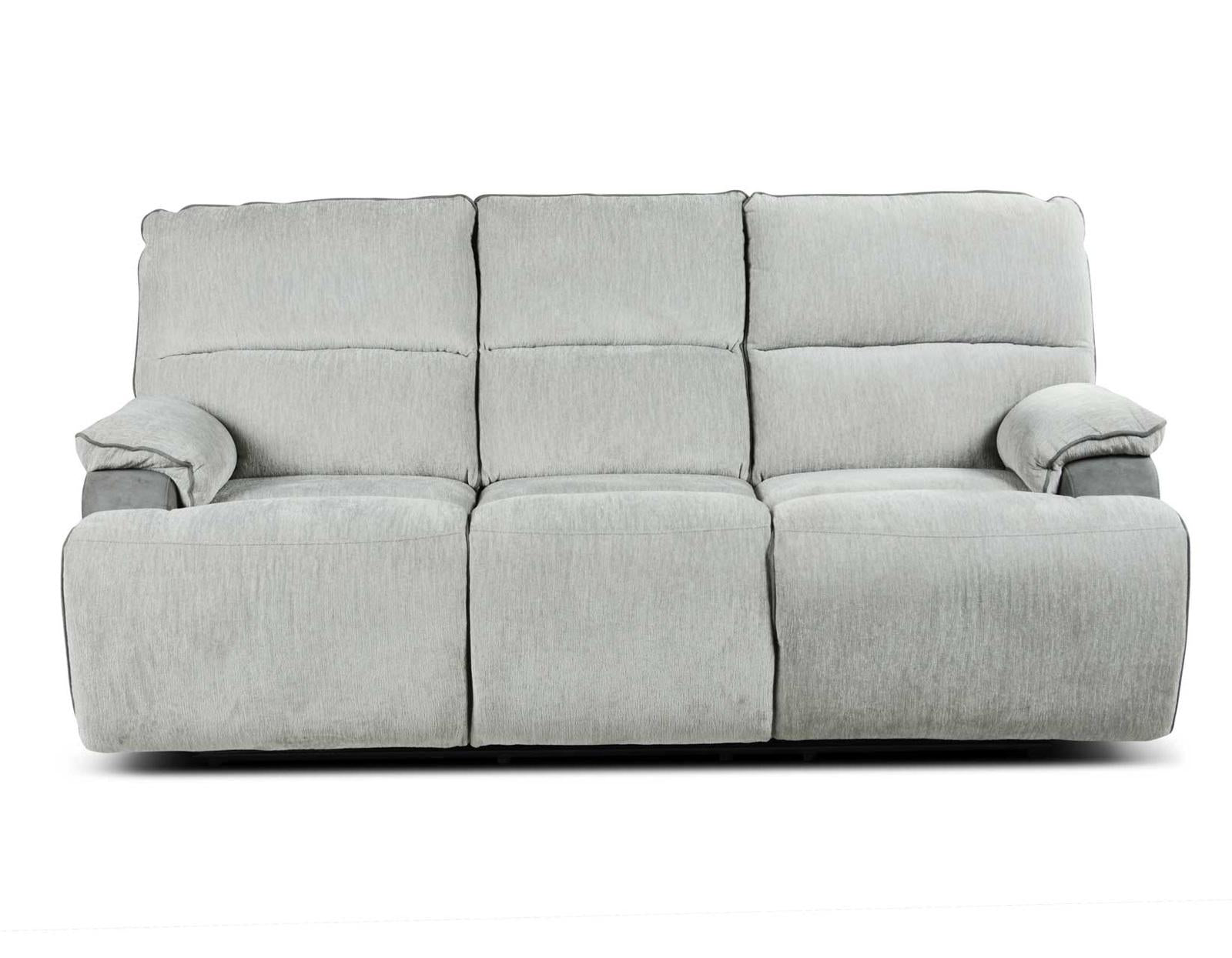 Steve Silver Cyprus Manual Reclining Sofa in Two-Tone Cloud Steve Silver 2